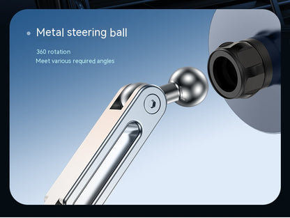 Magnetic Car Phone Holder Hanging Screen Car 360 Degree Rotating Metal Aluminum Alloy