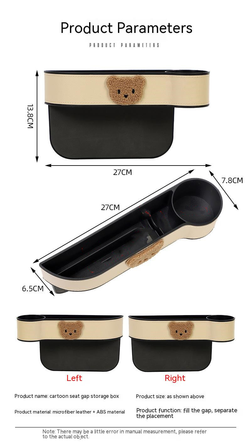 Car Seat Gap Storage Box Cartoon